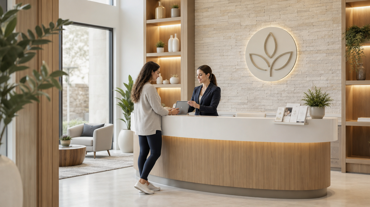 patient searching for a wellness service nearby