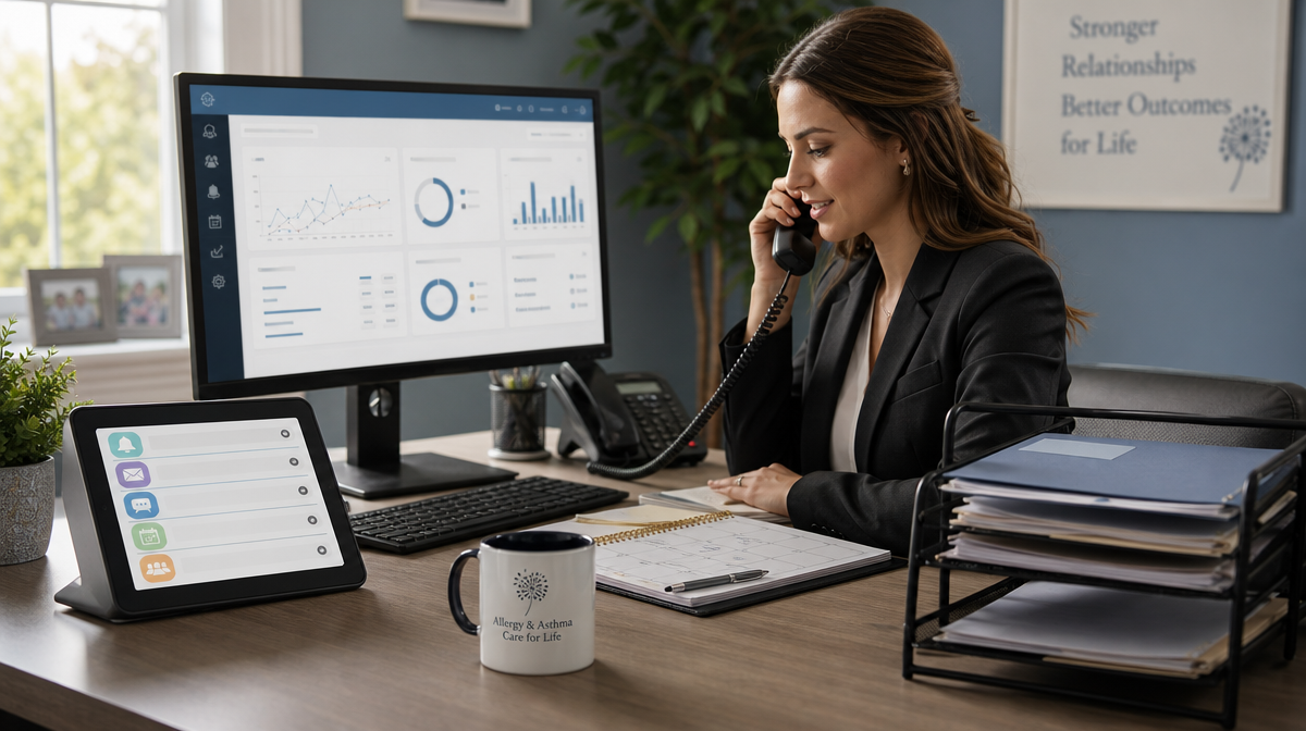 allergy practice referral tracking